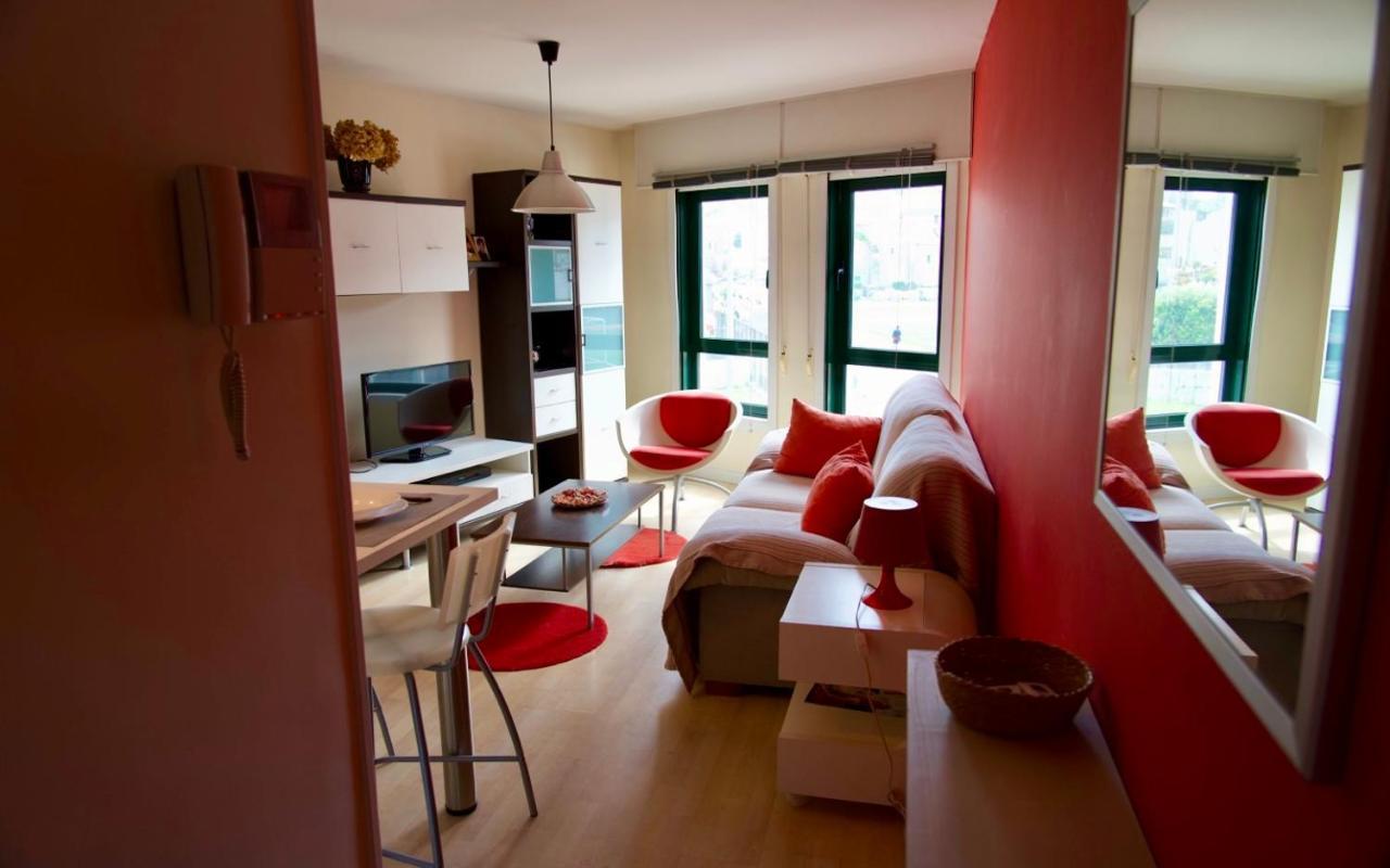 Acogedor Piso En Baiona Con Garaje Apartment Exterior photo